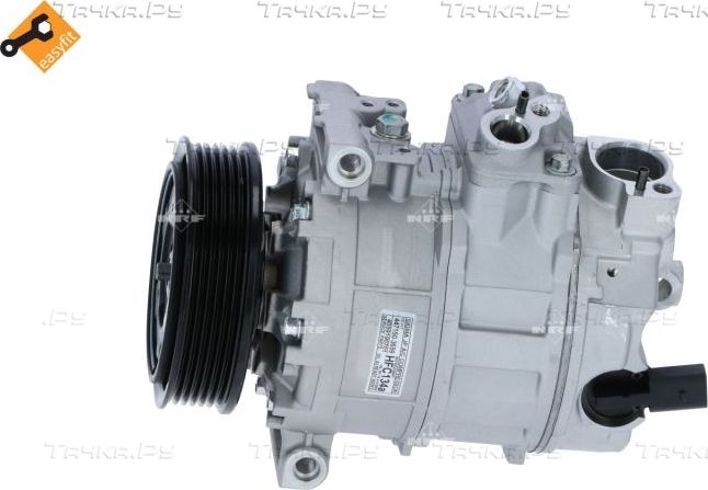 Компрессор кондиционера NRF EASY FIT для Audi A3 II (8P) 2003-2013. Артикул 32146