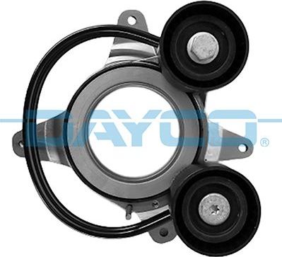 Натяжной ролик (натяжитель) приводного клинового зубчатого ремня Dayco. Артикул APV4366