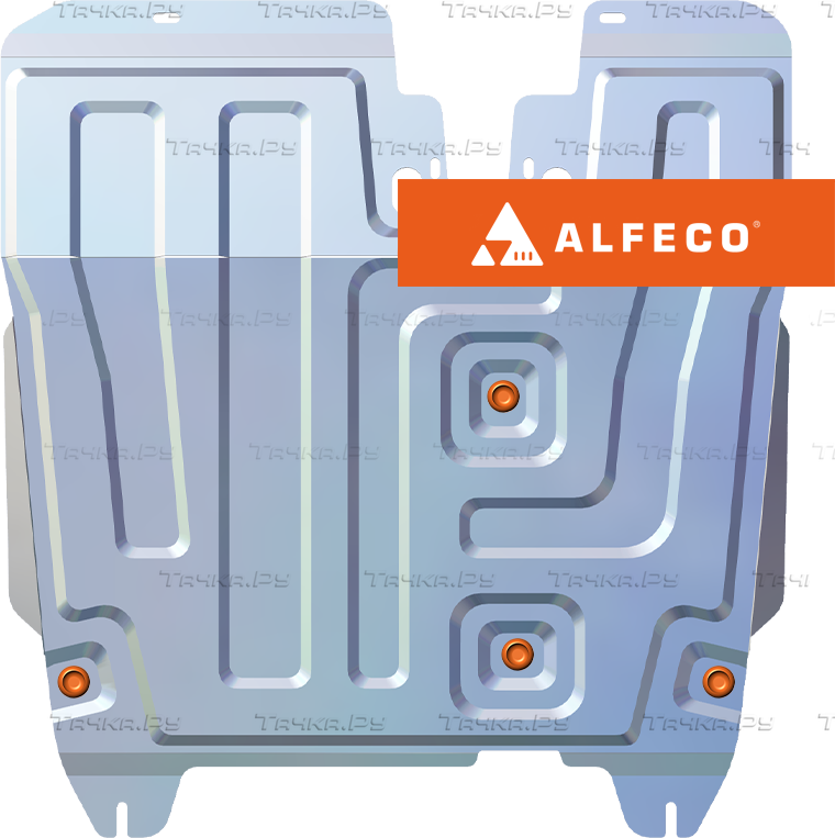Защита алюминиевая Alfeco для картера и КПП Vortex Estina I 2008-2011. Артикул ALF.02.02al