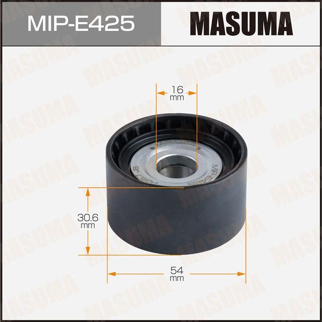 Ролик обводной ремня привода навесного оборудования (Masuma). Артикул MIPE425