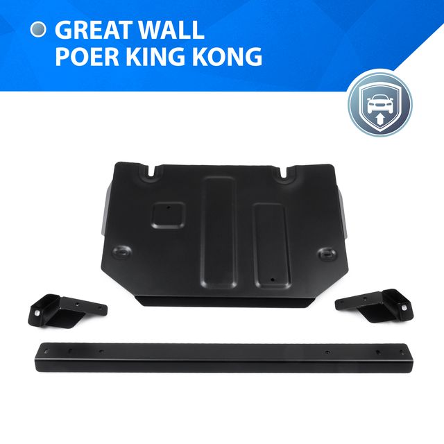 Защита стальная Rival для РК Great Wall Poer King Kong МКПП 4WD 2023-2026. Артикул 111.2029.1