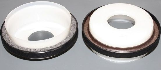 Сальник коленвала Elring (PTFE (политетрафлуороетилен)/ACM (полиакрил-каучук)). Артикул 453.930