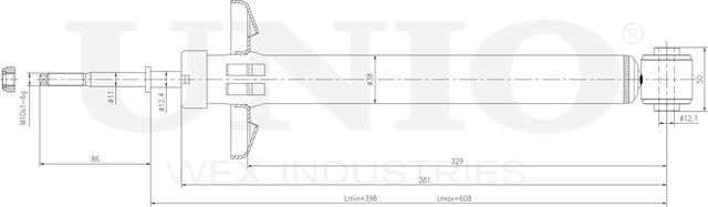 Амортизатор подвески (Unio). Артикул SAB-20021