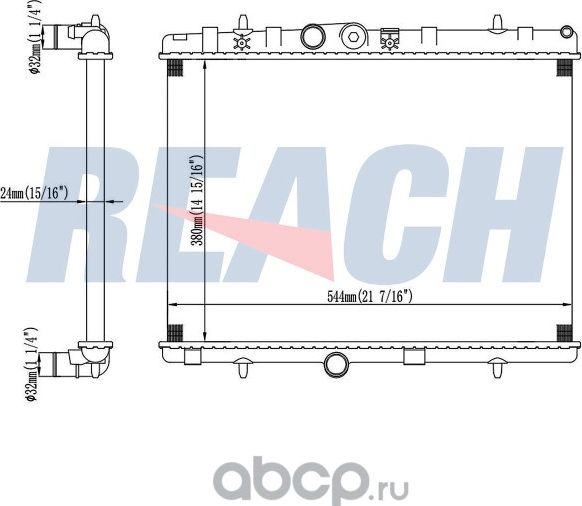 РАДИАТОР (Reach). Артикул 14020968523 
