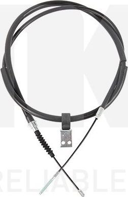 Трос ручника (тросик ручного тормоза) NK. Артикул 904109