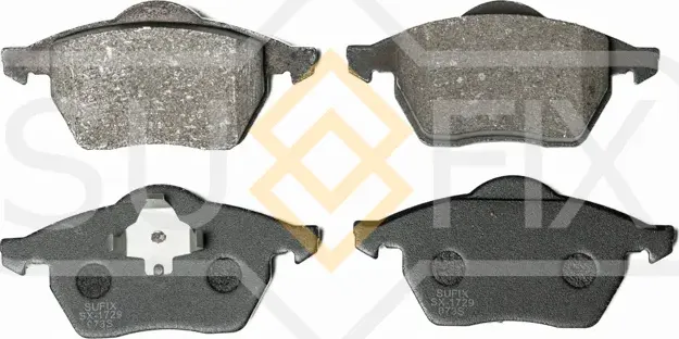 Колодки тормозные передние (Sufix). Артикул SX1729