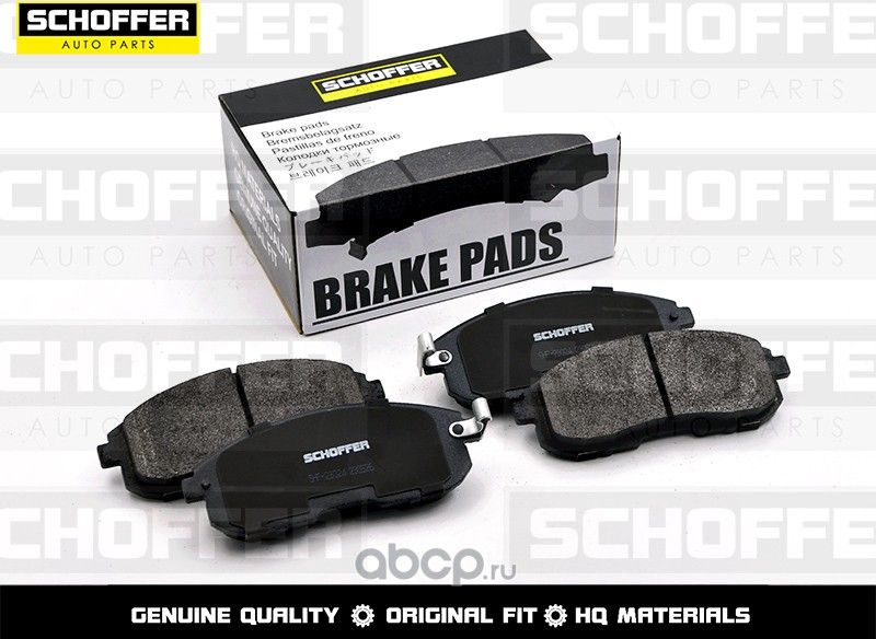 Колодки тормозные передние NISSAN TEANA 32VQ25J (Schoffer). Артикул SHF23024