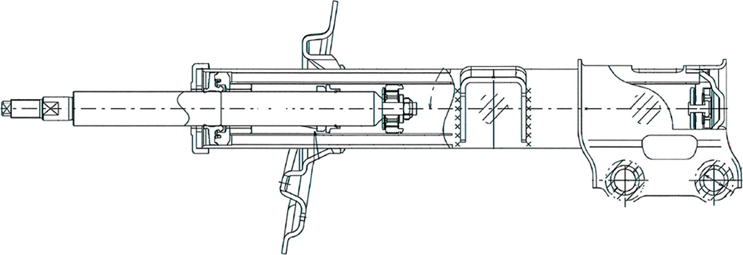Амортизатор CTR. Артикул GY1043G