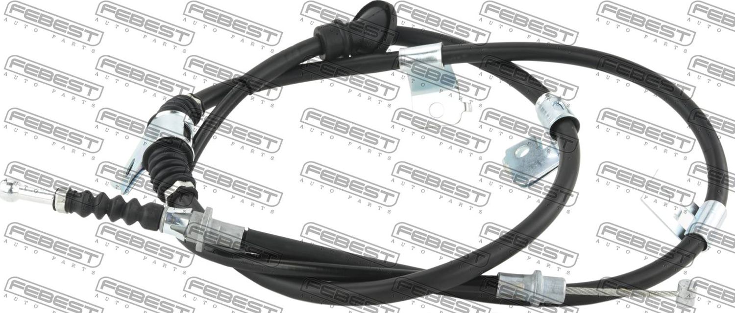 Трос ручника (тросик ручного тормоза) Febest. Артикул 04100-GF4WDRH