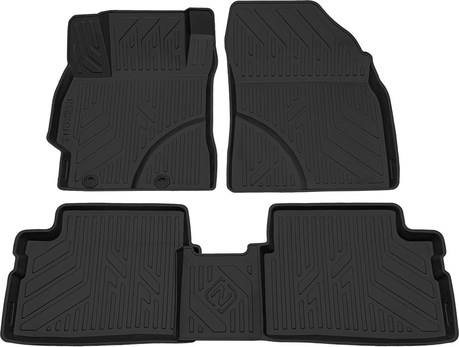 Коврики полиуретанновые Rezkon для салона Toyota Corolla E210 2019-2026. Артикул 0534015300