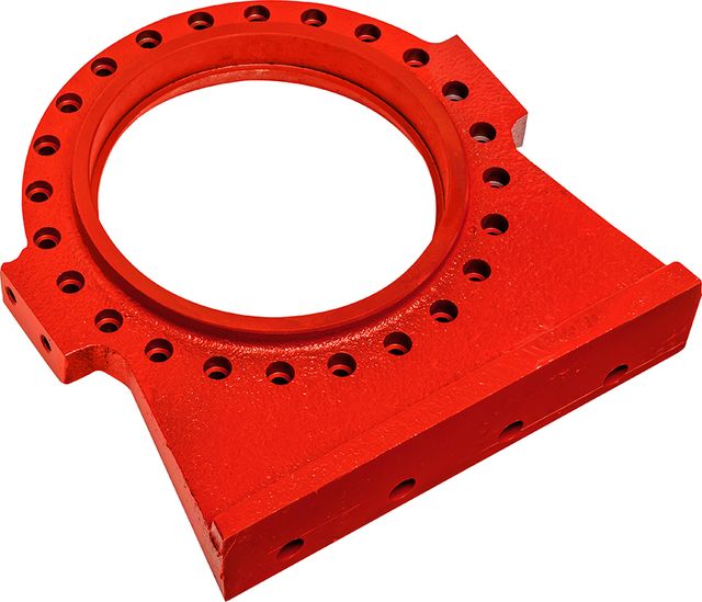 Станина крепления редуктора лебёдки Runva HWX20000YD. Артикул GRBHWX20000YD