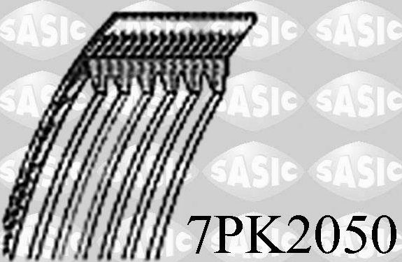 Приводной ремень поликлиновой Sasic. Артикул 7PK2050