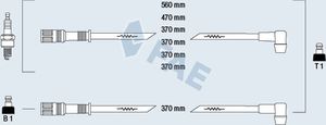 Высоковольтные провода (провода зажигания) (комплект) FAE для Jeep Wrangler II (TJ) 1996-2007. Артикул 86010