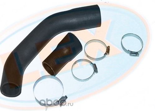 Патрубок интеркулера (на турбину) комплект (LEX). Артикул SR3531