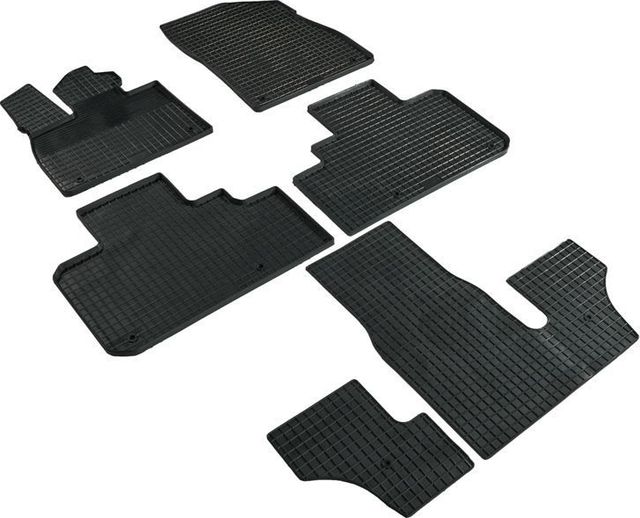 Коврики резиновые Seintex с узором сетка для салона LiXiang L9 2022-2026. Артикул 99815