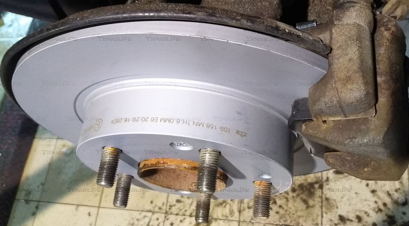 Тормозной диск ATE задний для Honda Civic VIII 2005-2012. Артикул 24.0109-0158.1