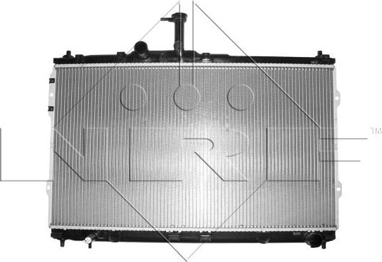 Радиатор охлаждения двигателя NRF (алюминий). Артикул 58420