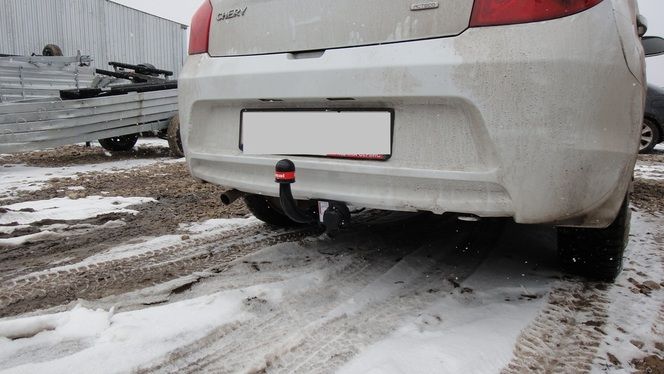 Фаркоп Oris (ранее Bosal) для Chery Bonus A13 2011-2013. Артикул 7603-A