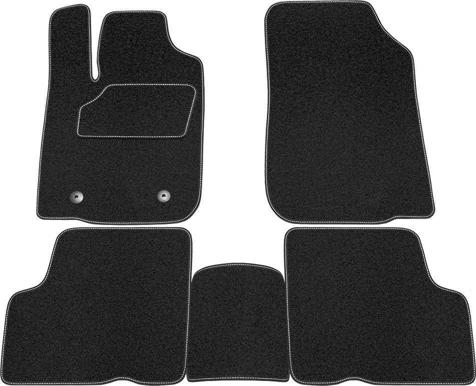 Коврики Rezkon ворсовые для салона Renault Logan I 2004-2015. Артикул 2029015100