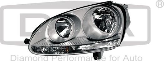 Фара передняя основная DPA левая для Volkswagen Jetta V 2004-2010. Артикул 89410196202
