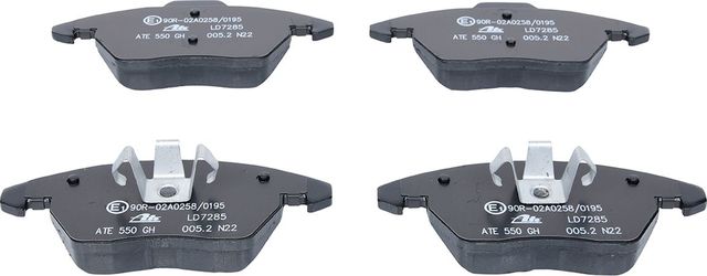 Тормозные колодки ATE Ceramic передние для Volkswagen Jetta VI 2010-2019. Артикул 13.0470-7285.2