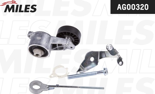 Натяжной ролик (натяжитель) приводного ремня Miles для PUCH G-modell W463 1989-1993. Артикул AG00320