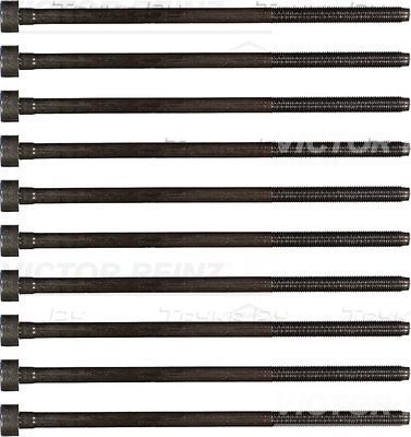 Комплект болтов ГБЦ Victor Reinz. Артикул 14-32221-01