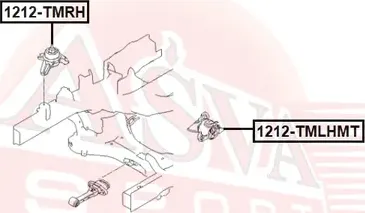 ОПОРА ДВИГАТЕЛЯ (Asva) Asva. Артикул 1212TMLHMT