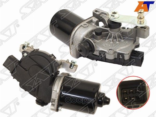 Моторчик стеклоочистителя передний SAT ST981101M000 SAT. Артикул ST981101M000