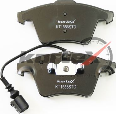 Колодки тормозные VW T5 (03-),Multivan (03-) передние (R17) (4шт.) KORTEX. Артикул KT1556STD