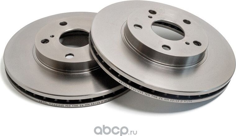 Диск тормозной задний (Absel). Артикул TY421005