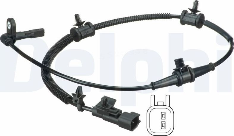 Датчик ABS Delphi. Артикул SS20358