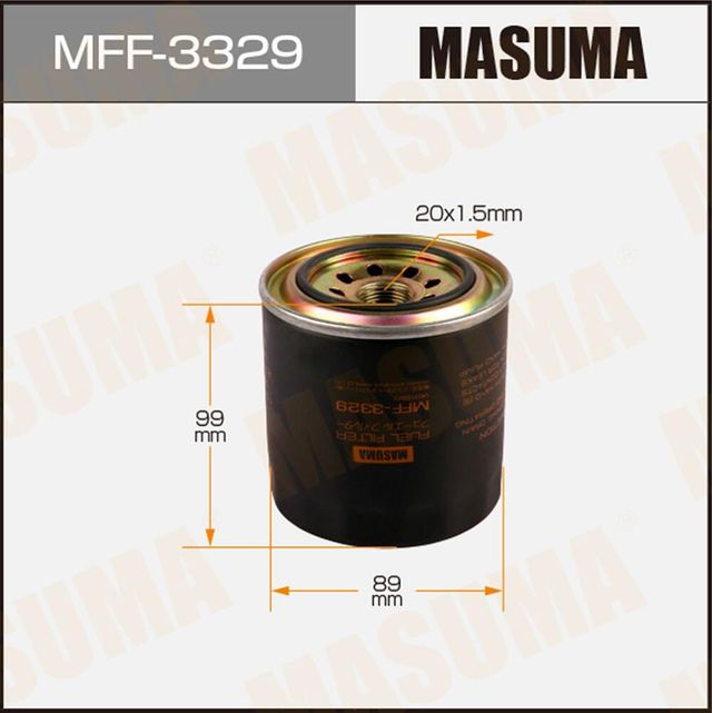 Топливный фильтр Masuma. Артикул MFF-3329
