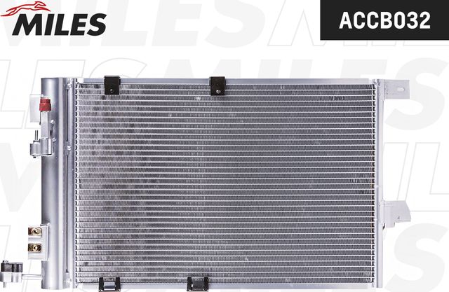 Радиатор кондиционера (конденсатор) Miles для Opel Zafira A 1999-2001. Артикул ACCB032