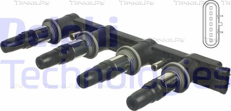 Катушка зажигания Delphi для Chevrolet Cruze II 2012-2026. Артикул CE01840-12B1