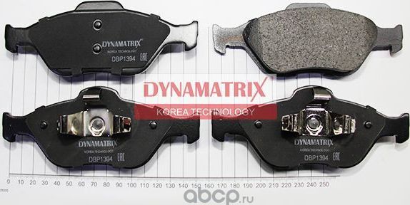 Колодки тормозные дисковые (Dynamatrix-Korea) Dynamatrix-Korea. Артикул DBP1394