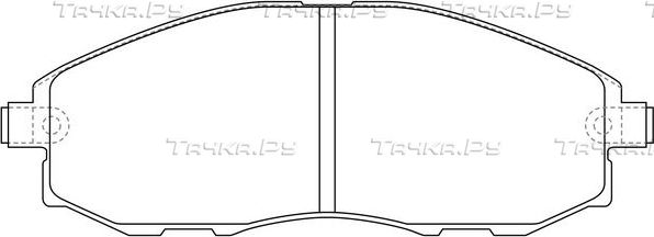 Тормозные колодки FIT. Артикул FP1712