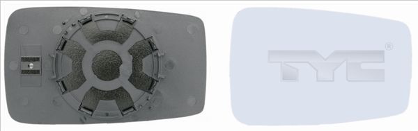 Зеркальное стекло бокового зеркала TYC. Артикул 302-0002-1