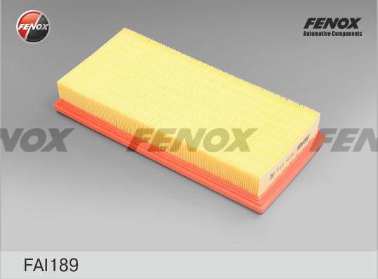 Воздушный фильтр Fenox. Артикул FAI189