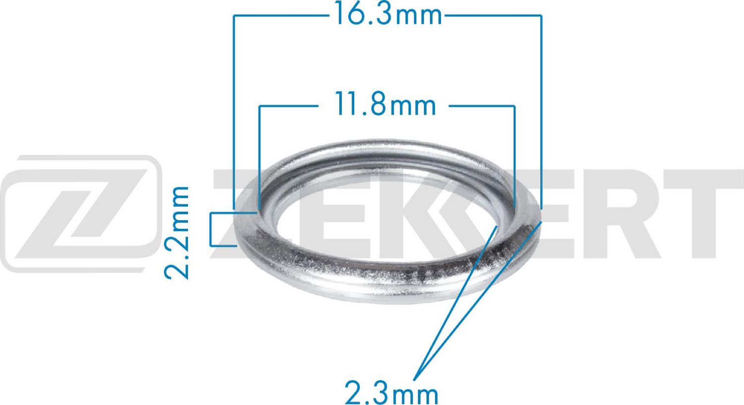 Шайба Toyota мин. кол. заказа 10шт Zekkert (алюминий). Артикул BE-3572