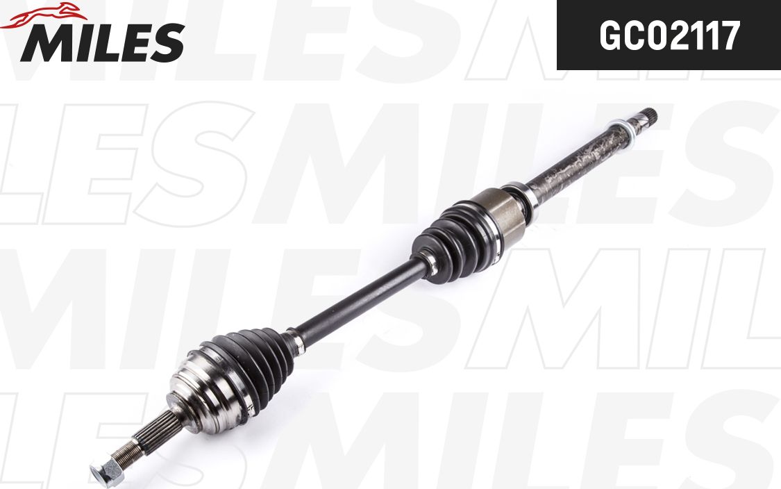 Полуось (привод в сборе, приводной вал) Miles. Артикул GC02117