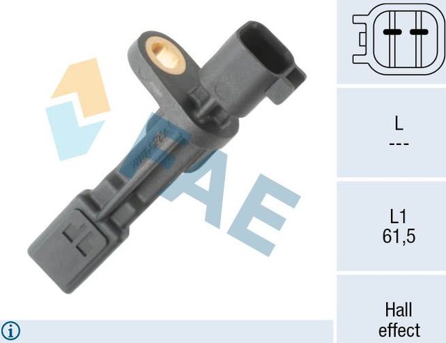 Датчик ABS FAE задний для Dodge Nitro 2006-2012. Артикул 78601