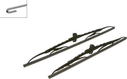 Щетки стеклоочистителя (дворники) Bosch для SEAT Ibiza III 2002-2009. Артикул 3 397 118 402