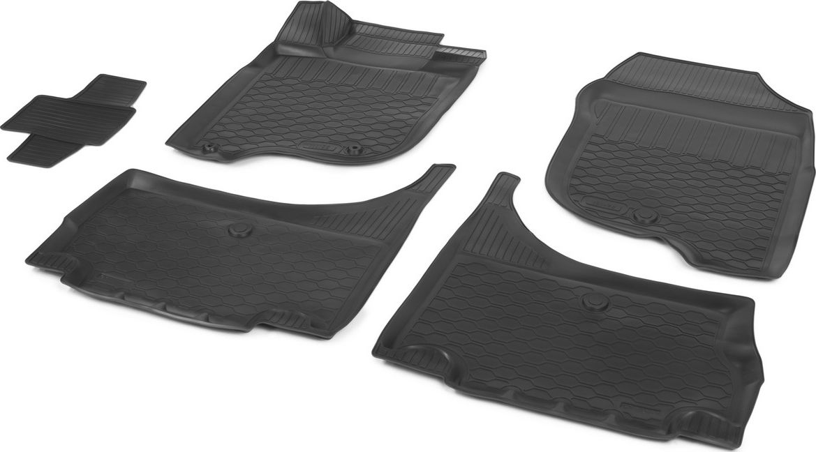 Коврики Rival для салона Mitsubishi L200 V пикап 2015-2019. Артикул 14003001