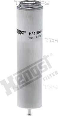 Топливный фильтр Hengst для BMW 7 IV (E65/E66) 2002-2008. Артикул H247WK01