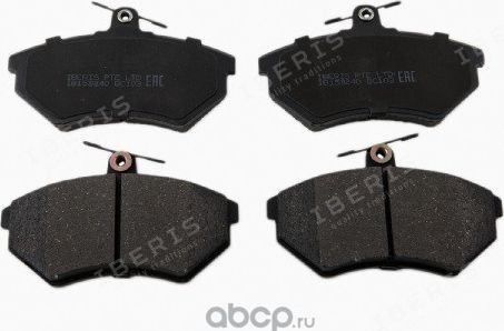 КОЛОДКИ ТОРМОЗНЫЕ ПЕР КТ VAG GOLF IIIPOLO III 6N1 (Iberis). Артикул IB153240