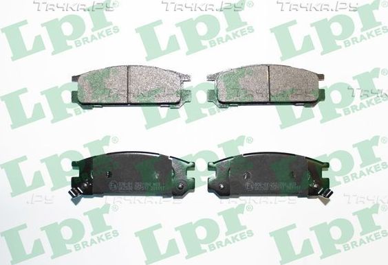Тормозные колодки LPR задние для Subaru SVX 1992-1997. Артикул 05P517