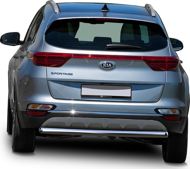 Защита Rival заднего бампера d57 для Kia Sportage IV рестайлинг (кроме GT-Line) 2018-2026. Артикул R.2811.002