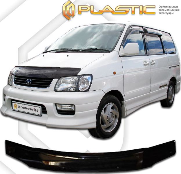 Дефлектор СА Пластик для капота (Classic черный) Toyota Town ACE 1996-2001. Артикул 2010010100216
