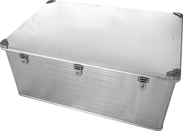 Ящик алюминиевый РИФ усиленный с замком 1176х790х517 мм. Артикул E1176790517